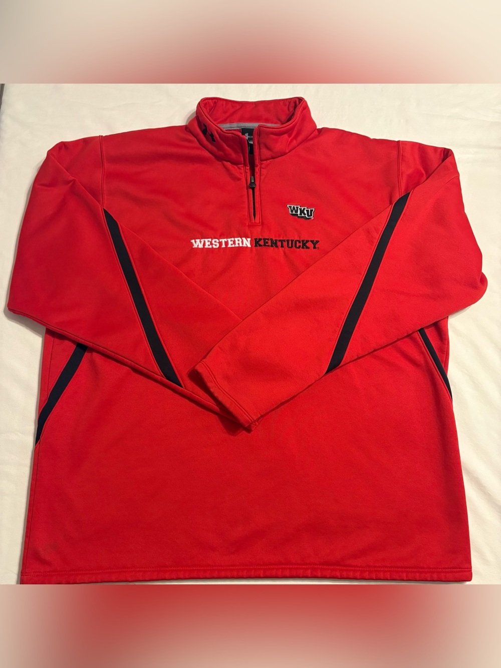 Under Armour Western Kentucky University (WKU) 1/4 Zip Pullover size XL